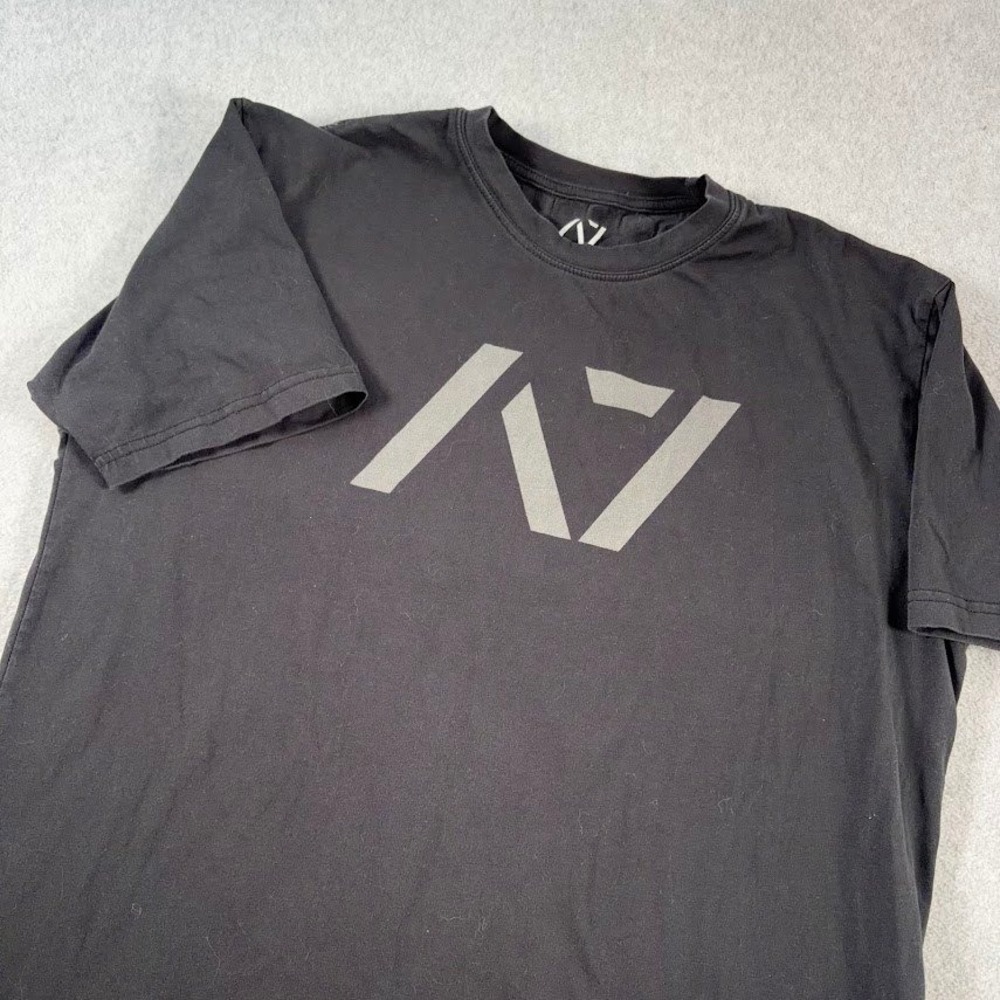A7 Strongwear Bar Grip Shirt Mens XL Black Solid Short Sleeve Athletic Tee